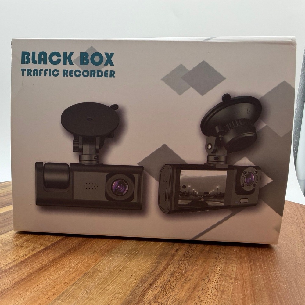 Black Box Traffic Recorder Dual Channel Dash Cam 1080P Full HD G-Sensor 170 Lens